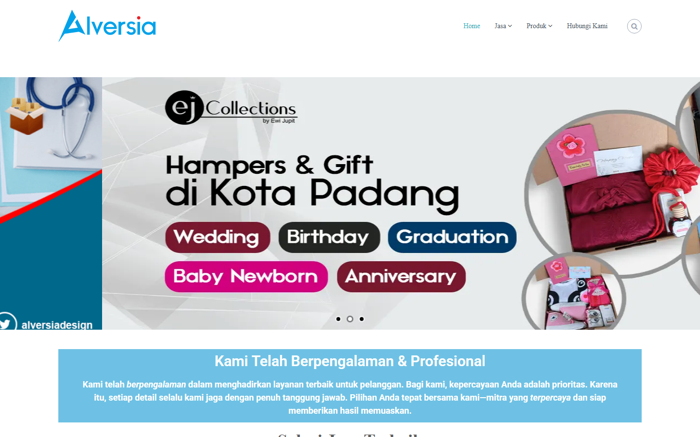 Screenshot website alversia.id