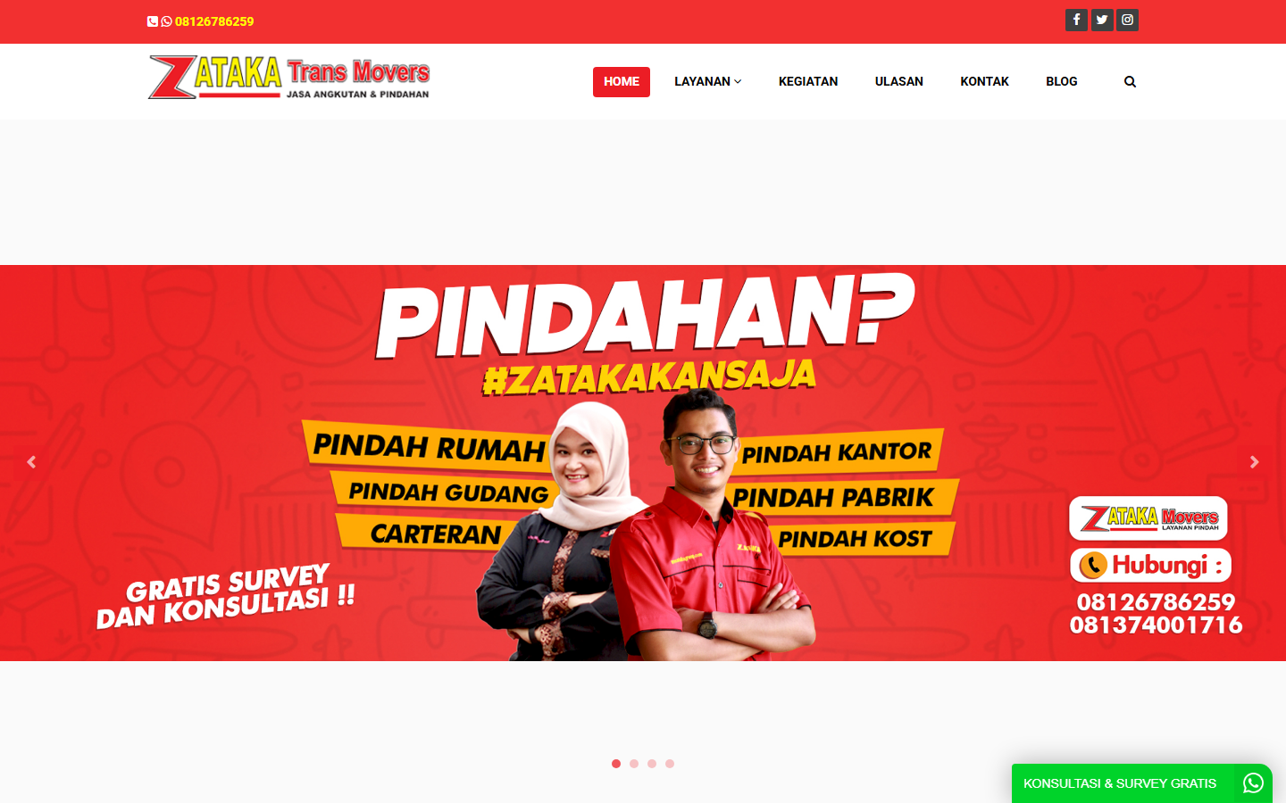 Screenshot website pindahrumahmurah.com