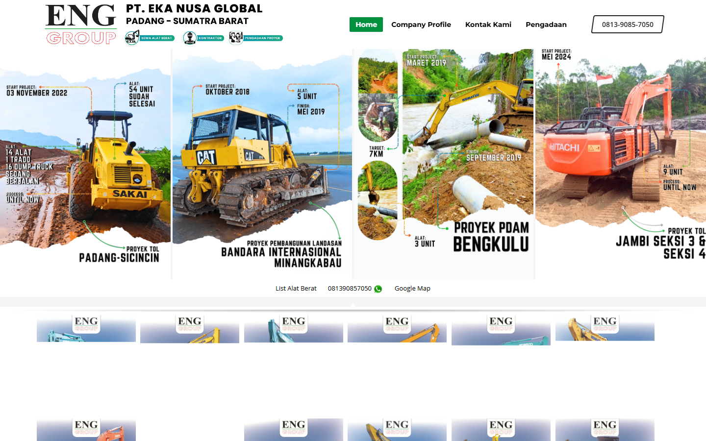 Screenshot website pteng.id